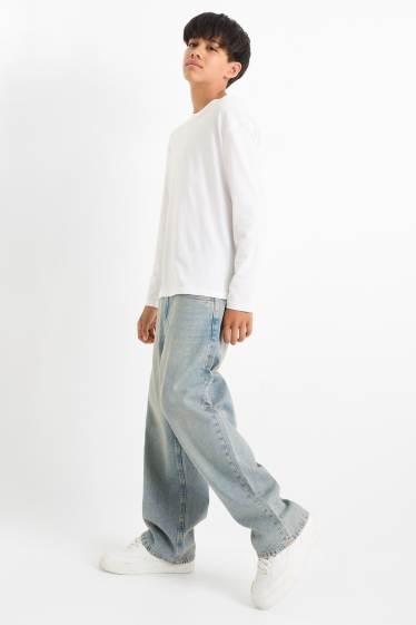 Children Boys - Baggy jeans - blue denim