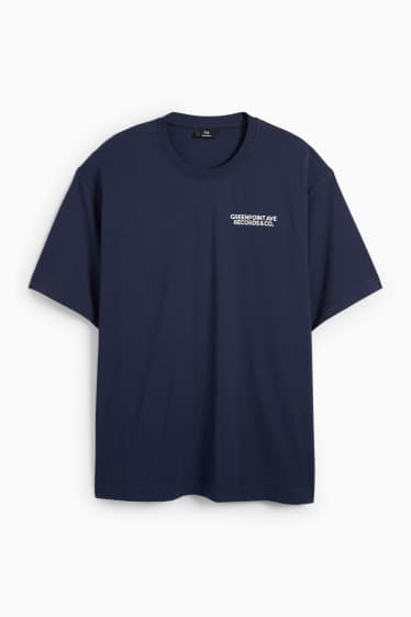 Herren - T-Shirt - Relaxed Fit - dunkelblau