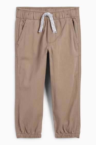 Kinder Jungen - Stoffhose - braun
