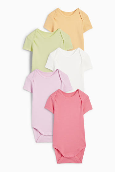 Bébés filles - Bodies croisés bébé - rose