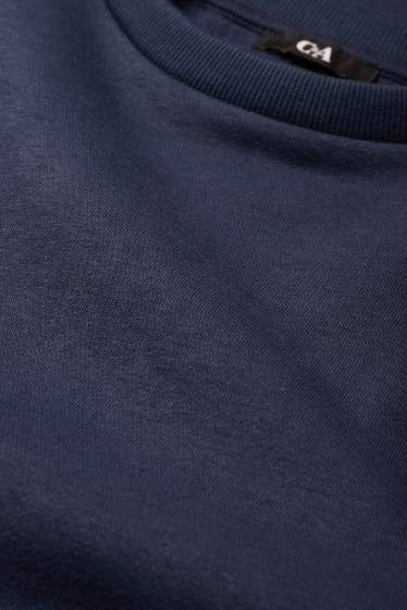Donna - Vestito di felpa - blu scuro