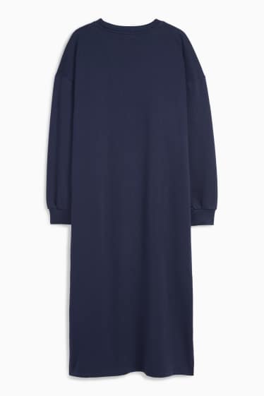 Donna - Vestito di felpa - blu scuro
