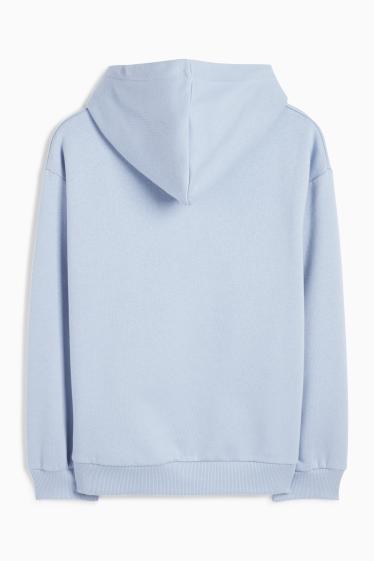 Kinderen: meisjes - New York City - hoodie - lichtblauw