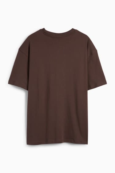 Mujer - Camiseta - extragrande - marrón oscuro