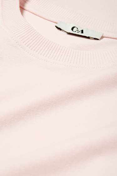 Damen - T-Shirt - Oversized - rosa