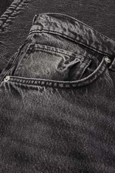 Pánské - Baggy jeans - džíny - tmavošedé