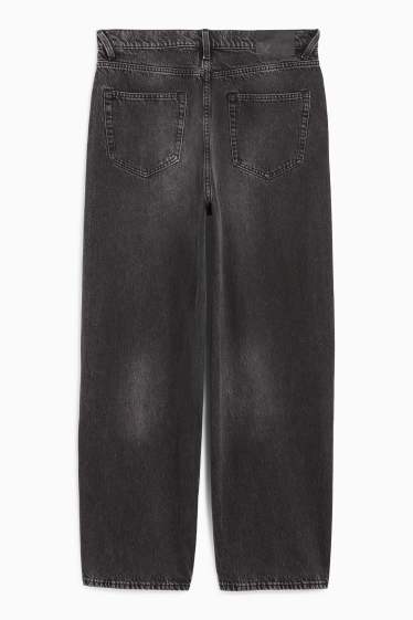 Pánské - Baggy jeans - džíny - tmavošedé