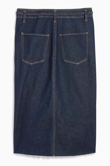 Dames - Spijkerrok - jeansdonkerblauw
