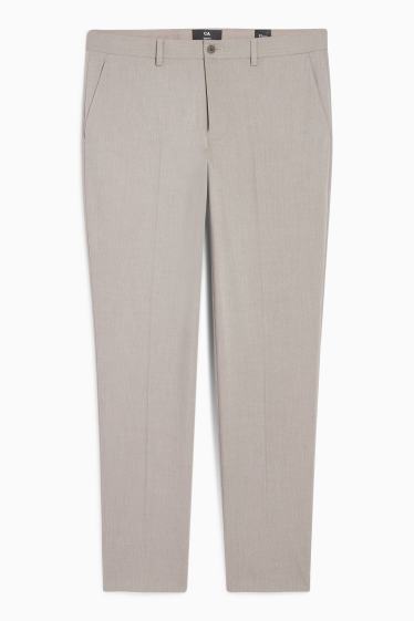 Uomo - Pantaloni coordinabili - slim fit - Flex - grigio