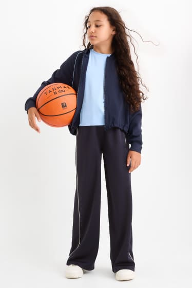 Kinderen: meisjes - Functionele joggingbroek - donkerblauw