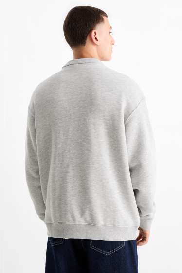 Herren - Sweatshirt - hellgrau-melange
