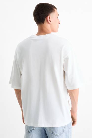 Hommes - T-shirt - oversize - MTV - blanc