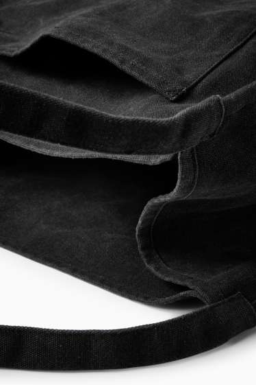 Damen - Großer Shopper - schwarz