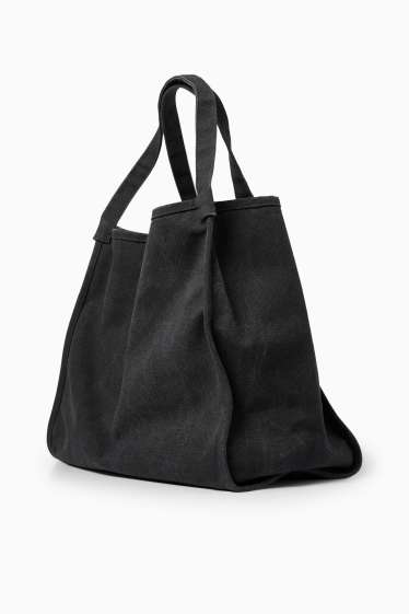 Damen - Großer Shopper - schwarz