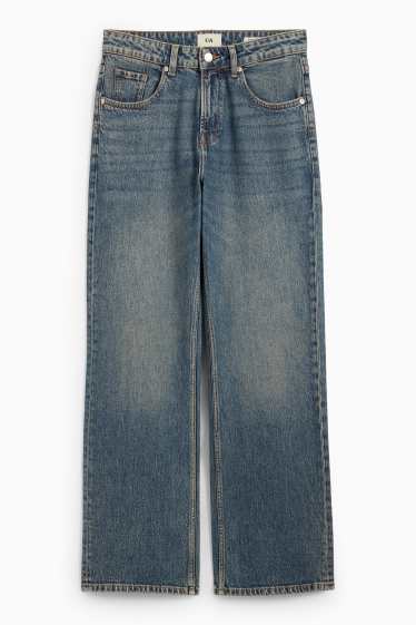 Donna - Baggy jeans - vita media - jeans blu