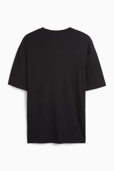 Men - T-shirt - relaxed fit - black
