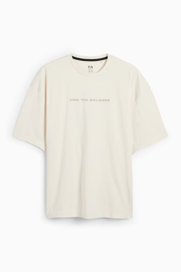 Men - Technical top - light beige