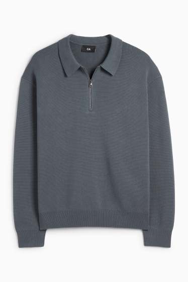 Herren - Pullover - dunkelgrau