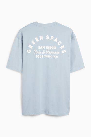 Home - Samarreta - blau clar