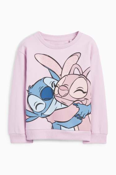 Kinderen: meisjes - Sweatshirt - fuchsiarood