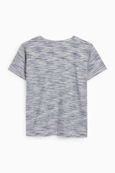 Dames - Sportshirt - UV-bescherming - blauw