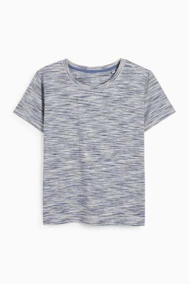 Dames - Sportshirt - UV-bescherming - blauw