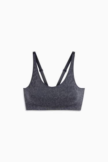Dona - Sostenidors tècnics - enconxats - estampats - blau fosc