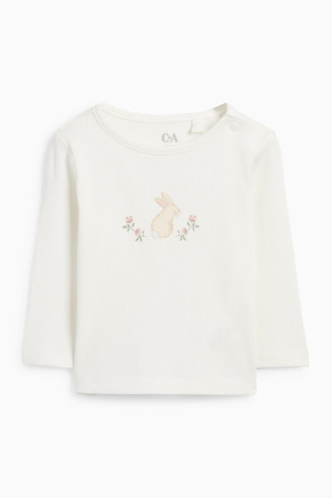 Bébés filles - Petits lapins - tenue bébé - 3 pièces - vert