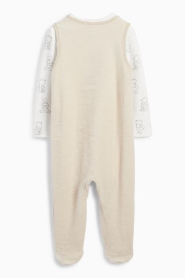 Unisex - Winnie Puuh - Strampler-Set - 2 teilig - hellbeige