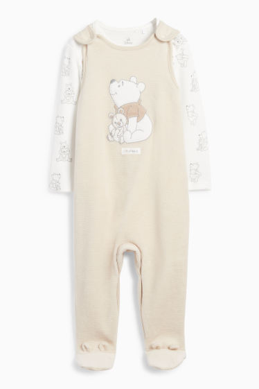 Unisex - Winnie Puuh - Strampler-Set - 2 teilig - hellbeige