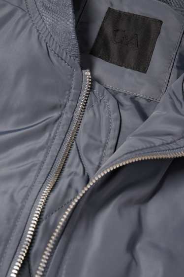 Men - Bomber jacket - gray