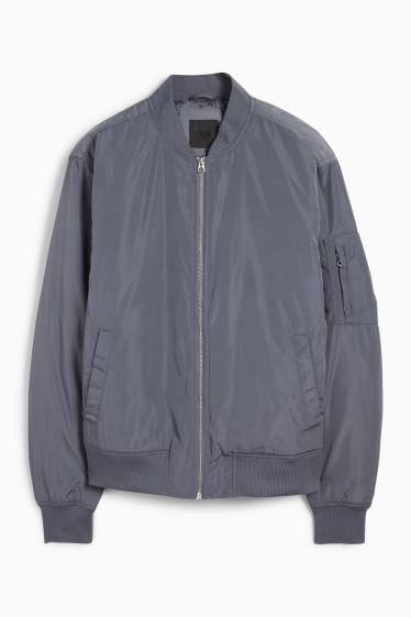 Men - Bomber jacket - gray