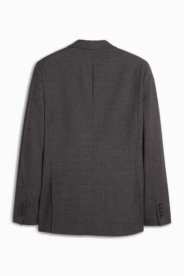 Pánské - Oblekové sako - slim fit - Flex - LYCRA® - tmavošedá
