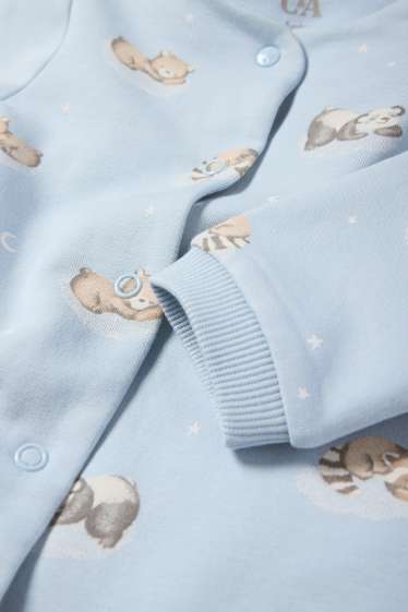 Baby: jongens - Beertje - babypyjama - lichtblauw