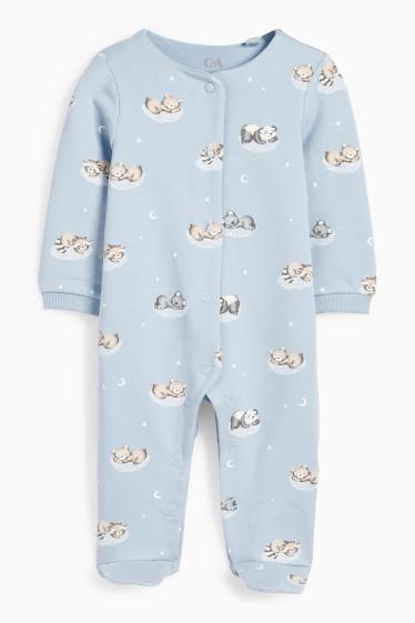 Baby: jongens - Beertje - babypyjama - lichtblauw