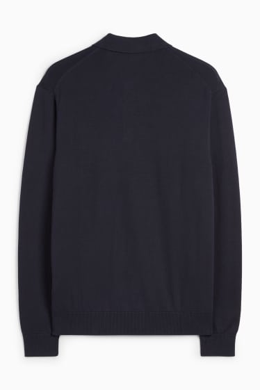 Hommes - Pull - bleu foncé