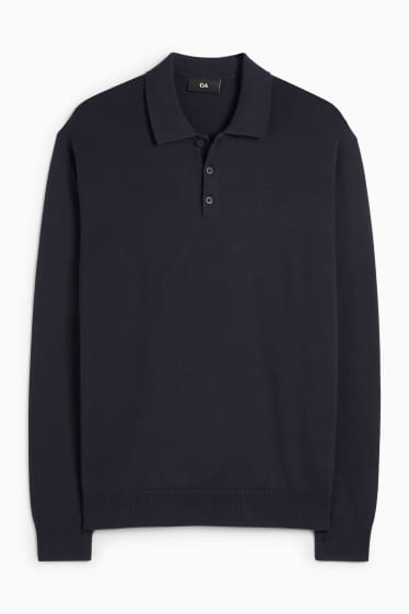 Hommes - Pull - bleu foncé