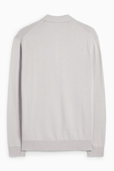 Herren - Pullover - hellgrau