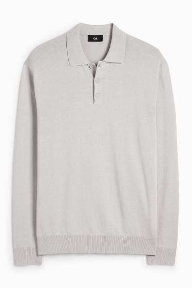 Herren - Pullover - hellgrau