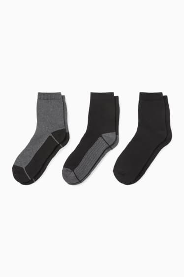 Damen - Multipack 3er - Socken - schwarz