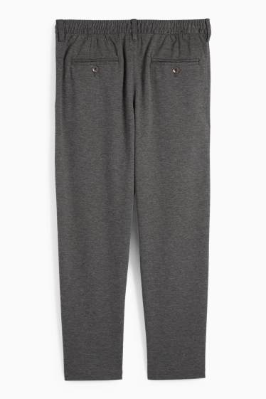 Men - Chinos - tapered fit - dark gray