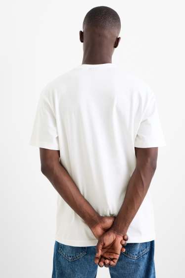 Herren - T-Shirt - Relaxed Fit - weiss
