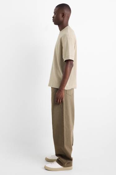 Men - Baggy jeans - khaki