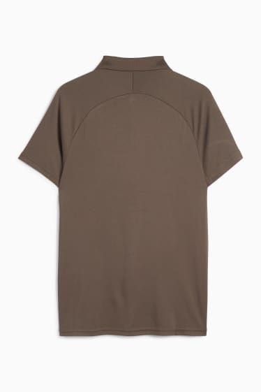Bărbați - Tricou polo funcțional - maro