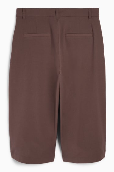 Damen - Culotte - Mid Waist - Relaxed Fit - dunkelbraun