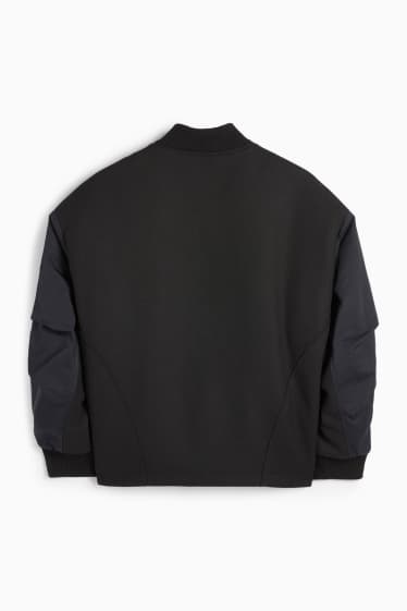 Damen - Jacke - gefüttert - schwarz
