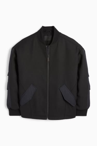 Damen - Jacke - gefüttert - schwarz
