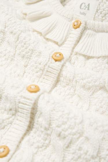 Neonate - Cardigan per neonate - bianco crema