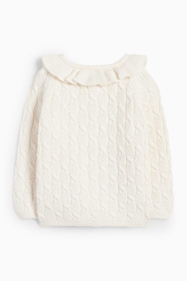 Neonate - Cardigan per neonate - bianco crema