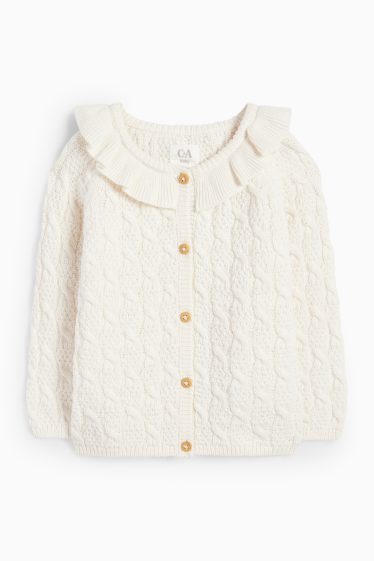 Neonate - Cardigan per neonate - bianco crema